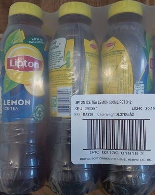 Lipton Ice Tea Lemon, 500 ml · Plastic bottle