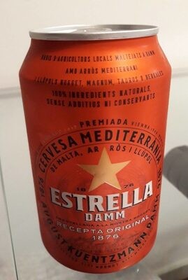 Estrella Damm, 330 ml · Can