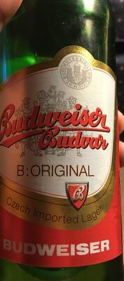 Budweiser Budvar, 500 ml · Glass bottle